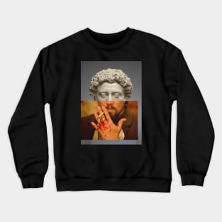 @leonardodicaprio (Django Unchained) X Marcus Aurelius. Crewneck Sweatshirt